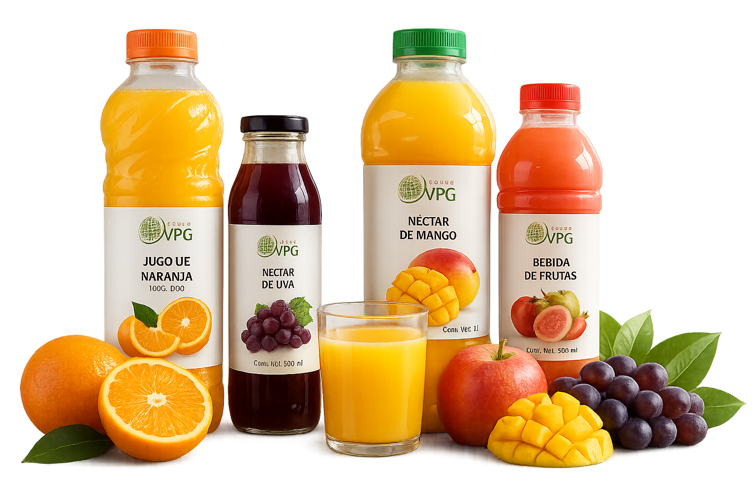 Jugos, Néctares y Bebidas de Fruta o Verdura