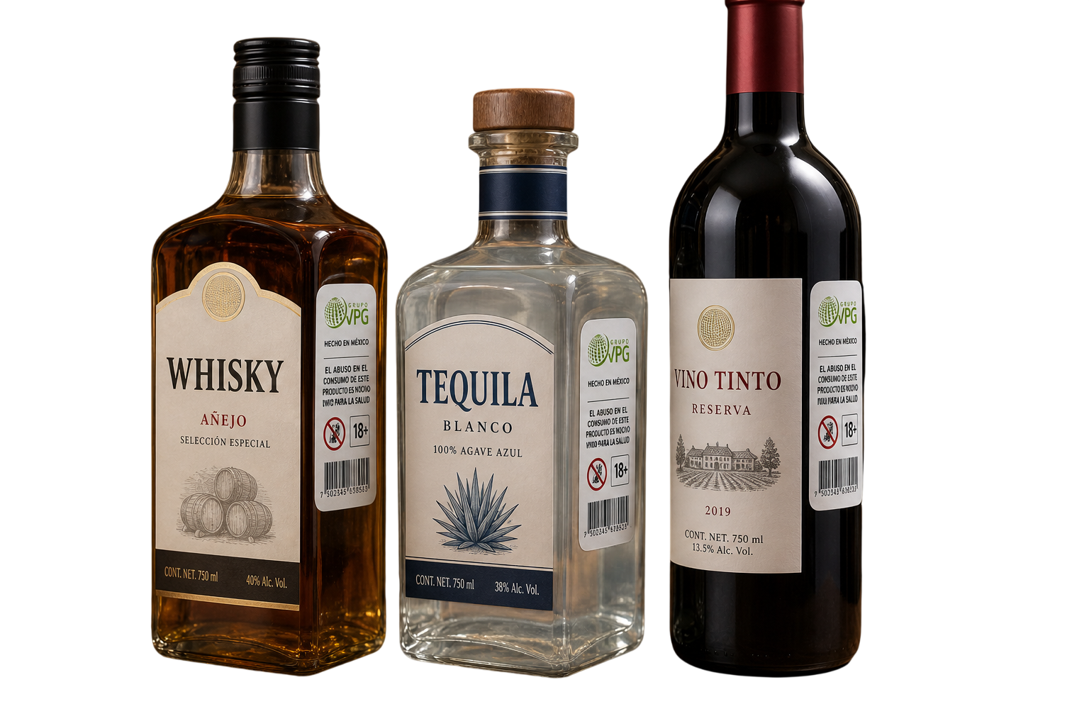 Bebidas Alcohólicas — Etiquetado Sanitario y Comercial