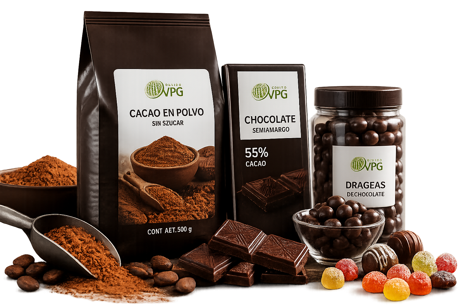 Cacao, Chocolate y Productos de Confitera